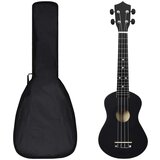 vidaXL otroški ukulele soprano s torbo črn 23" Cene