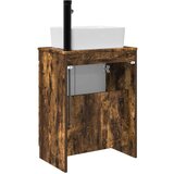  Kupaonski umivaonik s sudoperom Dimljeni hrast 54 x 35 x 83 cm | shoptok.hr