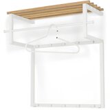 Spinder Design Bel/naraven kovinski stenski obešalnik s polico Rizzoli – | Shoptok.si