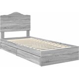  s od storage Siva Sonoma 90 x 190 cm Konstruirano drvo | shoptok.hr