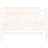  Dnevna postelja bela trdna borovina 90x190 cm, (20606013) | Shoptok.si