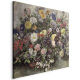  Slika - Eugène Delacroix – Bouquet of Flowers 80x80 Na talijanskom platnu | shoptok.hr