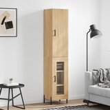 vidaXL Visoka komoda hrasta sonome 34 5x34x180cm od konstruiranog drva | shoptok.hr