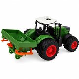  Poljoprivredni traktor s gumenim kotačima za sijačicu Poljoprivredni stroj 1:24 | shoptok.hr