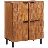  Kreveta Finš acacije smeđa 60 x 33 5 x 75 cm Čvrsto drvo manga | shoptok.hr
