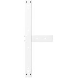  Noge za klubsko mizico v obliki črke T, 2 kosa, bele barve, 70x25x(30-31) cm, jeklo, (22123617) | Shoptok.si