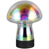  LED namizna svetilka s steklenim senčilom (višina 18 cm) Dooley – u