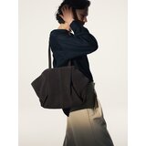 Reserved Kožna shopper torba - smeđi | shoptok.hr