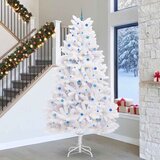  Umjetno božićno drvce s nogom Bijela 300 cm PVC i čelik | shoptok.hr