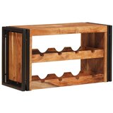  Stalak za vino Smeđa 100 x 45 x 33 cm Čvrsto drvo akacije | shoptok.hr