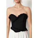 Trendyol Black Tassel Detailed Bustier | shoptok.hr