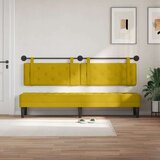  Držeće uzglavlje Zidne Žuta 210 x 55 x 5 cm Baršun - Žuta 200 cm bez LED | shoptok.hr