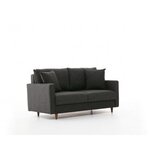  Eva - Anthracite Anthracite 2-Seat Sofa Cene
