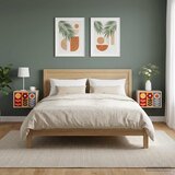  Wall-mounted noćni ormarić ESSEN 2 kom. Hrast sonoma | shoptok.hr