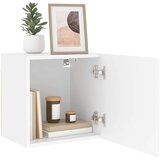vidaXL Stenske TV omarice 2 kosa bele 40,5x30x40 cm inženirski les | Shoptok.si