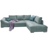 MID.YOU Sedežna Garnitura Alvito, Svetlo Modra, Žamet, Ležišče Cene