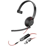 Blackwire 5210 Monaural USB-C slušalke + 3,5 mm vtič + USB-C/A adapter 8X230A6, (5000368433)