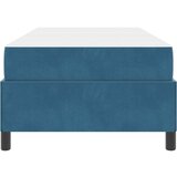  Krevetna konstrukcija Tamnoplava i bijela 90 x 190 cm Baršun | shoptok.hr