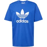 Adidas Majica 'Adicolor Trefoil' modra / bela