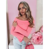 DStreet Sweter damski one size z odkrytymi ramionami SHOWIT różowy | shoptok.hr