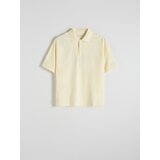 Reserved - Predimenzionirana polo-majica - svjetložuto | shoptok.hr