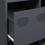 vidaXL Komoda antracit 135x39x103,5 cm hladno valjano jeklo | Shoptok.si