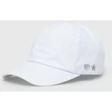 Chiara Ferragni Bombažna bejzbolska kapa bela barva