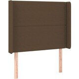  Box spring s madracem LED tamnosmeđi 100x200 cm tkanina | shoptok.hr