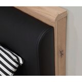 CARRYHOME Postelja Raven, Barva Hrasta, Temno Siva, 140x200 | Shoptok.si