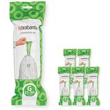 Brabantia Plastične vreče za smeti PerfectFit, 23-30 L, 20 x 6 kosov | Shoptok.si