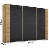 Modern Living Omara Z Drsnimi Vrati Artemis, Antracit | Shoptok.si
