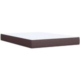 vidaXL Box spring postelja z vzmetnico temno rjava 160x200 cm blago, (21310806) | Shoptok.si