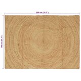  Preproge za površine Rjava 140 x 200 cm Juta, (5000132981) | Shoptok.si
