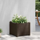  Povišena vrtna gredica PP boja kave 43 x 43 x 35 cm | shoptok.hr