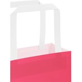  Papirnate vrećice 250 kom s ručkama ružičaste 26x17x25 cm | shoptok.hr