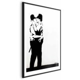  Plakat - The Policemen\'s Kiss 29.7x42 Crni okvir s margom | shoptok.hr
