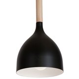  Luster na sajli NOAK WOOD 3xE27/15W/230V crna/buk | Eponuda.com