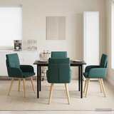 vidaXL Trpezarijske stolice 4 pcs Tkanina Tamnozelena 60 x 56 x 96 cm | shoptok.hr