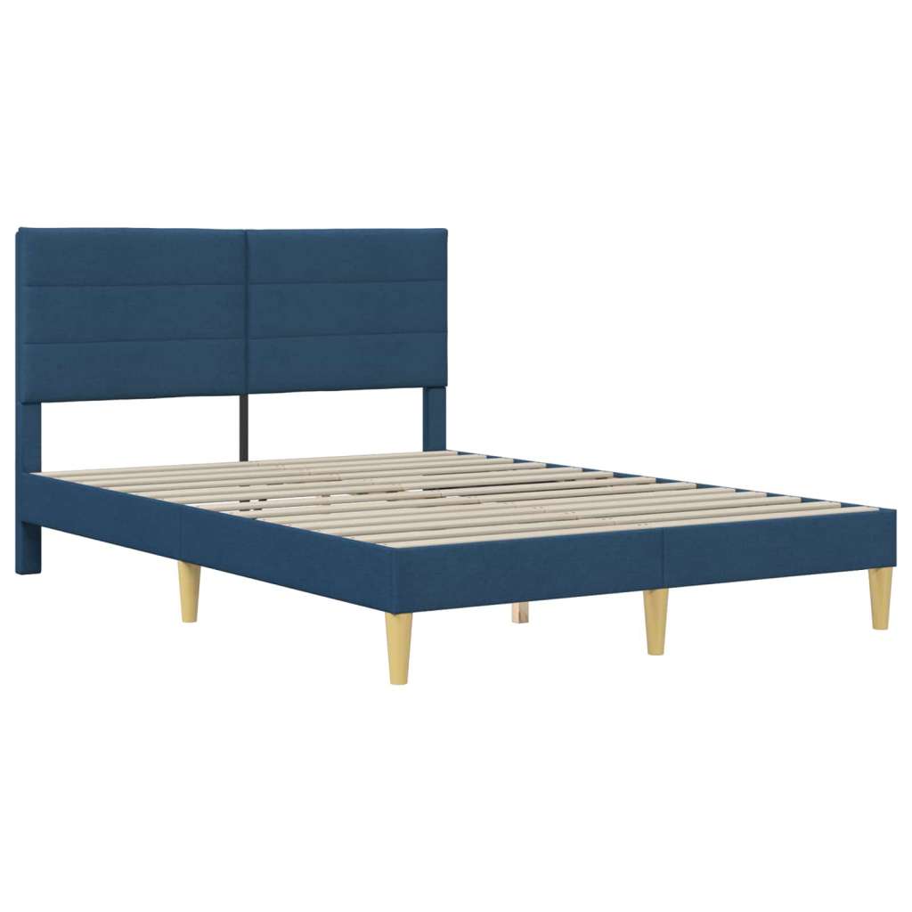  Okvir za krevet Plava 120 x 190 cm Poliester - Plava 120 x 190 cm | shoptok.hr