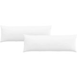 vidaXL jastučići za sofu 2 pcs bijelo 120 x 40 cm tkanina | shoptok.hr