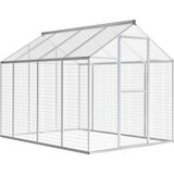 vidaXL vanjski Kavez za Ptice Aluminijum 178x242x192 cm Cijene