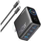 Anker Charger (140W, 4-Port, PD 3.1) - Gray Cene
