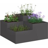  Vrtna saksija Crna 80 x 80 x 48 cm Čelik | Eponuda.com