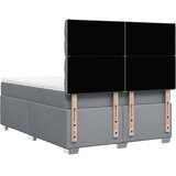  Krevet s oprugama i madracem svjetlosivi 140x190 cm od tkanine | shoptok.hr