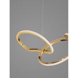 Nova Luce LED viseća svjetiljka aluminijska s mogućnosti zatamnjivanja u zlatnoj boji Girish – | shoptok.hr