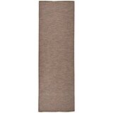 vidaXL Vanjski tepih ravnog tkanja 80 x 250 cm smeđi - Smeđa 80 x 250 cm Cijene