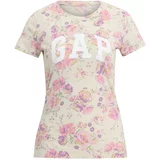 Gap Petite Majica 'CLSC' svijetlobež / ljubičasta / svijetloroza / bijela