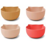Liewood set štirih skledic filiz cat tuscany rose multi mix | Shoptok.si