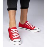 Gemre Red classic women's sneakers Menfis | Shoptok.si