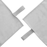 vidaXL Komplet športnih brisač 3 pcs Siva Poliester in poliamid | Shoptok.si